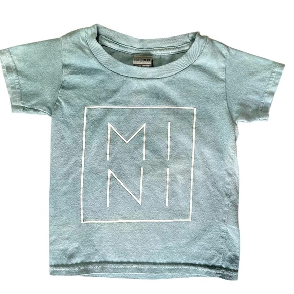 MINI Boys Blue Short Sleeve Tee Shirt 2T - Picture 1 of 6